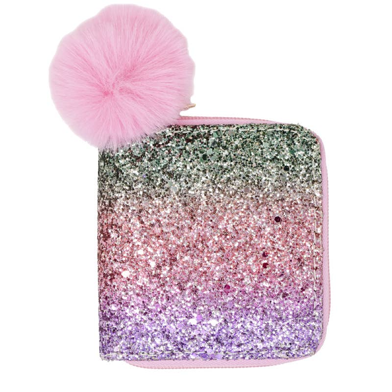 Glitter Rainbow Wallet - Rainabow