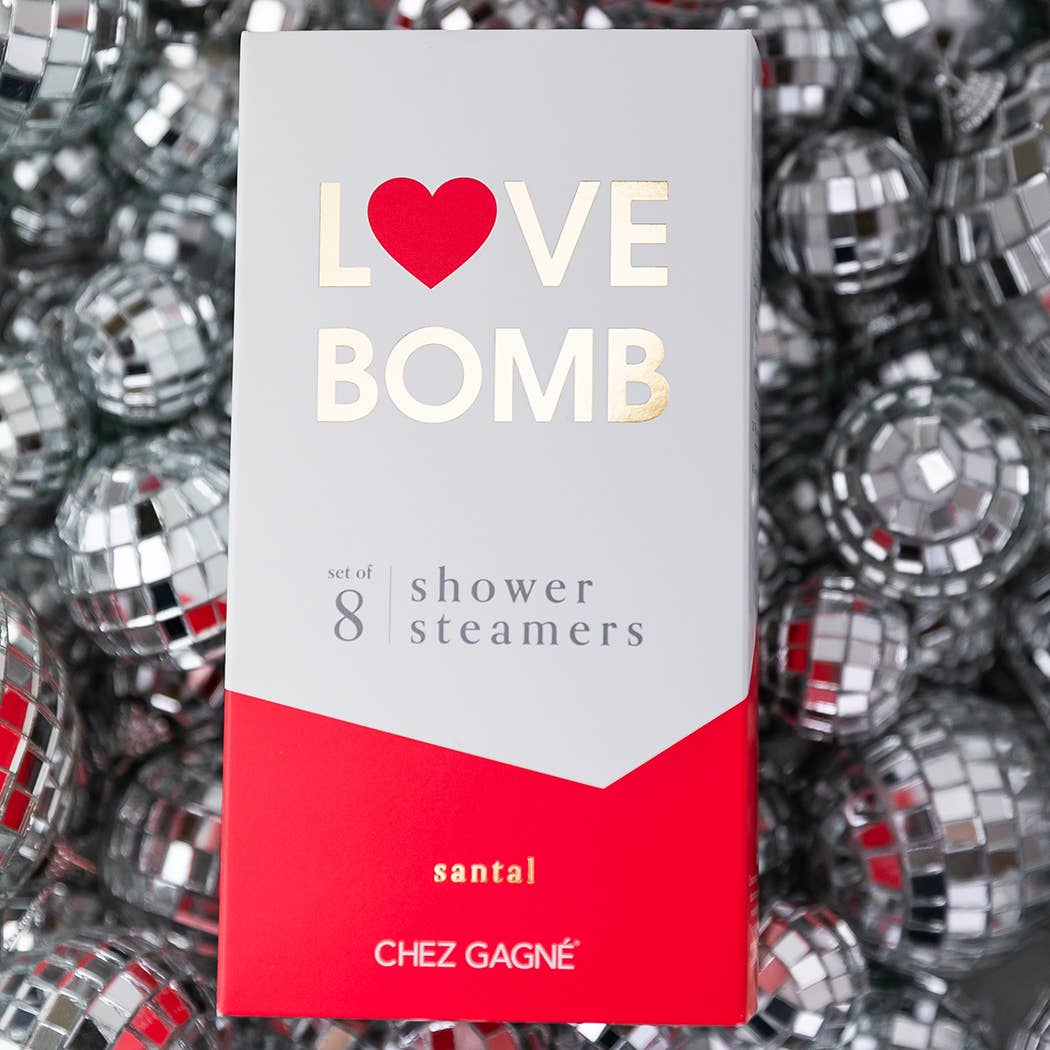 Love Bomb - Santal Aromatherapy Shower Steamers - Set of 8