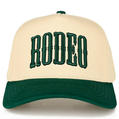 C.C RODEO Letter Embroidered Snapback Trucker Hat
