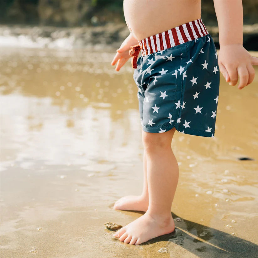 Stars + Stripes Surf Swim Shorts