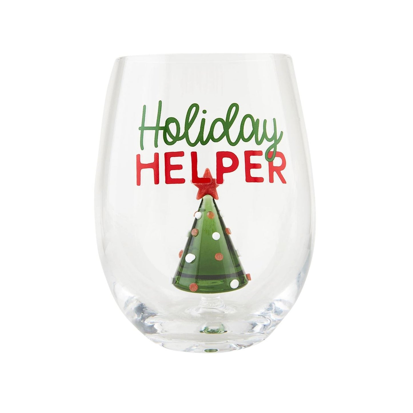 Christmas Tree Figure Wine Glass