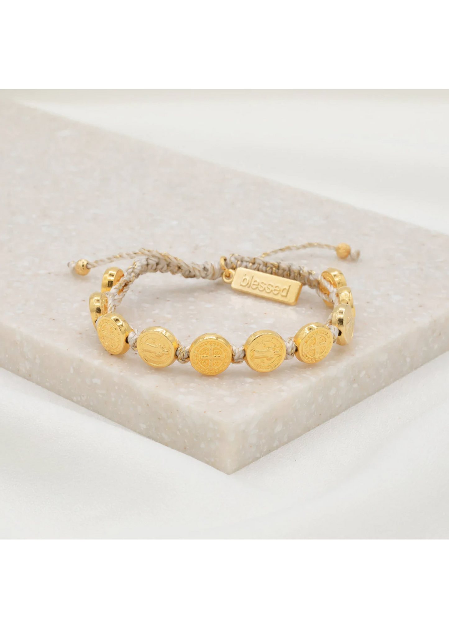 Christmas Blessing Bracelet - Gold