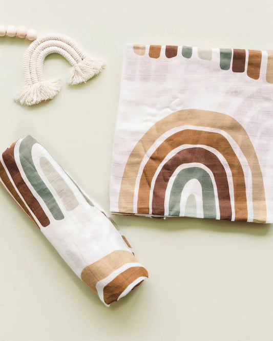 Muslin Blanket - Rainbow