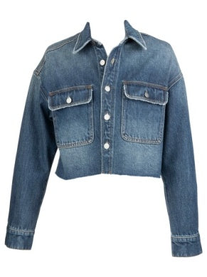 Lana Drop Shoulder Denim Jacket