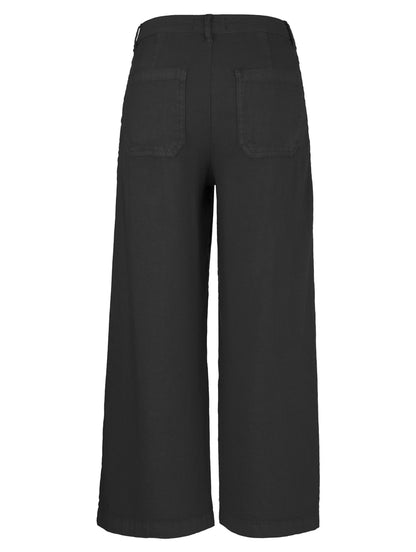 TOPAZ HIGH RISE WIDE LEG PANT W/PORKCHOP POCKETS