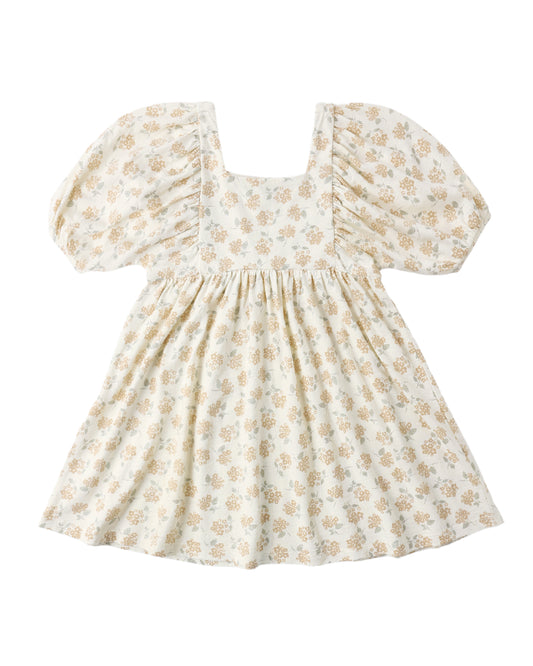 BREA DRESS YELLOW DITSY