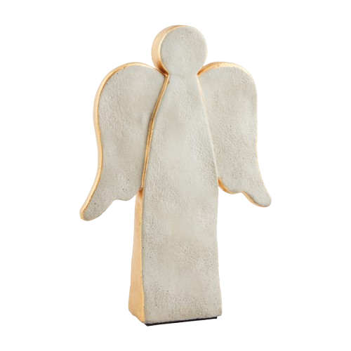 Gold Concrete Angel - Large