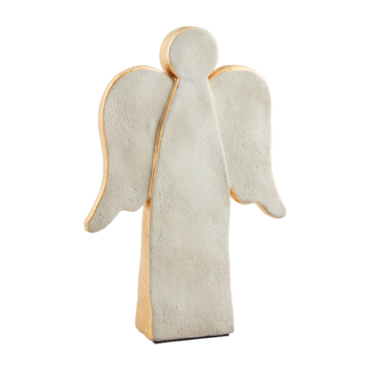 Gold Concrete Angel - Large