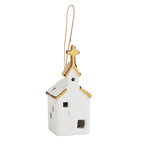 Light-Up Church Ornament - Large